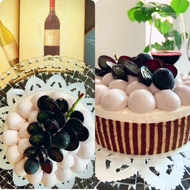 葡萄とワインのケーキ